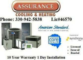 Logo for Assurance Cooling & Heating